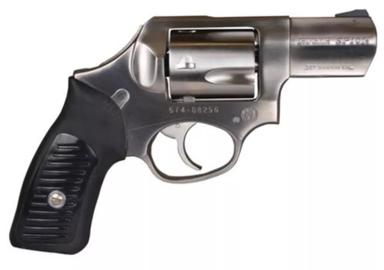Ruger SP101 357 RemMag 2.25″ Barrel, Rubber Grip Satin Fixed Sights 5 Shot
