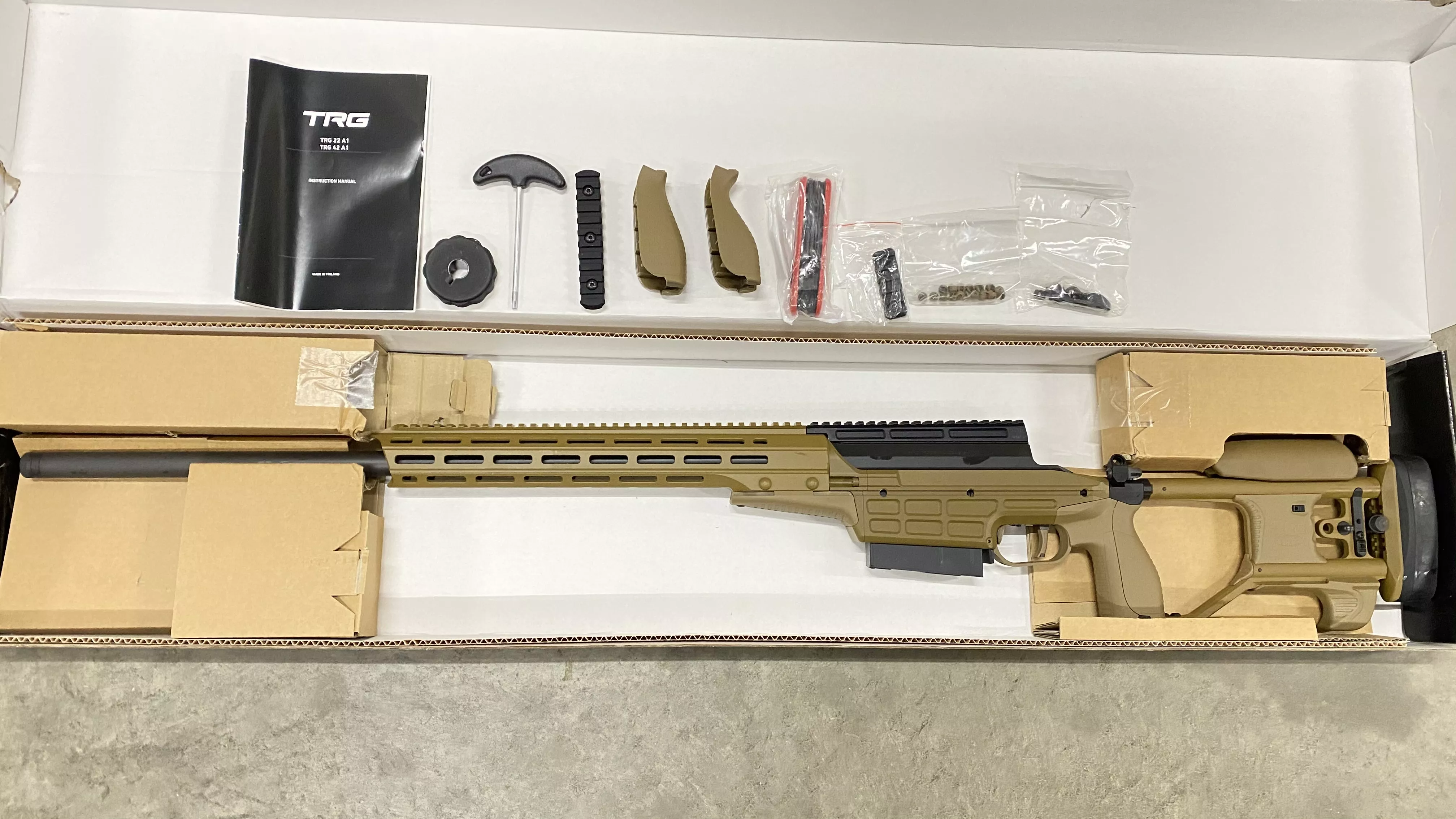 Sako TRG 42 A1, Coyote Brown 300 Win Mag 27" Barrel 1/11 Twist 082442898223
