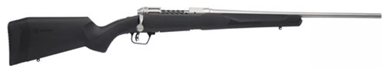 Savage 10/110 Lightweight Storm 223 Remington/5.56 NATO, 20″ Barrel, Stainless Steel,, , Synthetic Black Stock, 4 rd