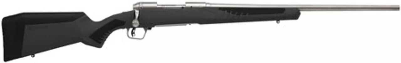 Savage 10/110 Storm 338 Federal, 22″ Barrel, Stainless Steel,, , AccuFit Gray Stock, 4 rd