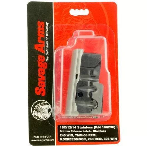 Savage 55123 110/114/116C25-06 Rem;270 Win;30-06 Springfield 4rd Stainless Detachable