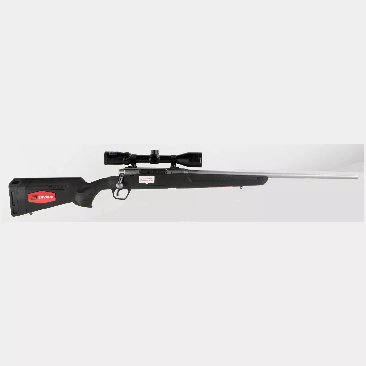 Savage Arms 57106 Axis II XP 308 Win 4+1 22”, Matte Stainless Barrel/Rec, Synthetic Stock, Includes Bushnell Banner 3-9x40mm Scope