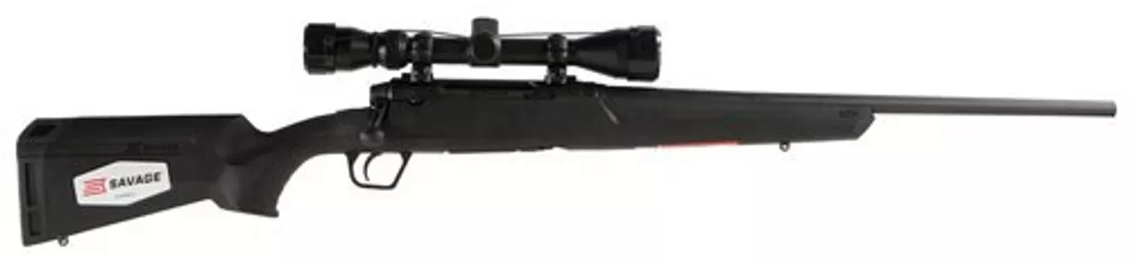 Savage Axis XP, .243 Win, 20″, 4rd, 3-9x40mm Weaver, Black