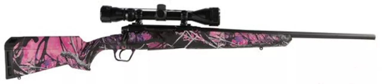 Savage AXIS XP Compact 7mm-08, 3-9×40 Weaver Scope, MOBU Country