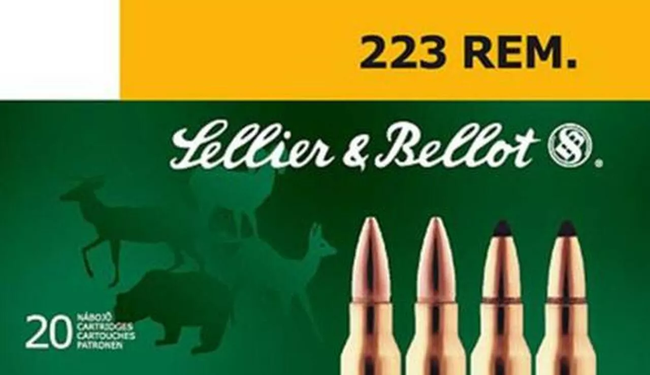 Sellier & Bellot 223 Rem 55gr, SP, 20Rd/Box