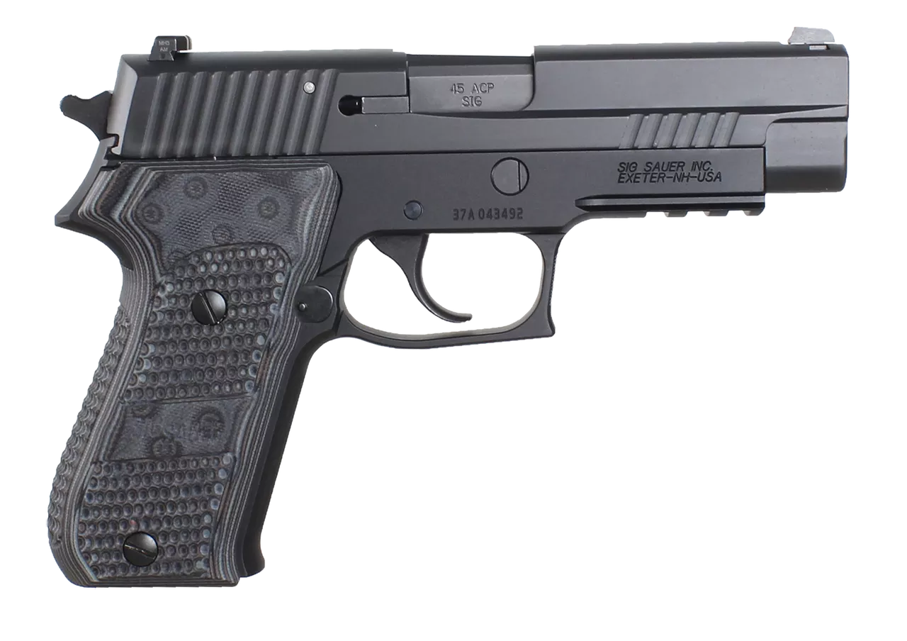 Sig P220 Extreme 45 ACP 4.4″ Barrel Custom G-10 Grips, Night Sights, 8 Rd Mag