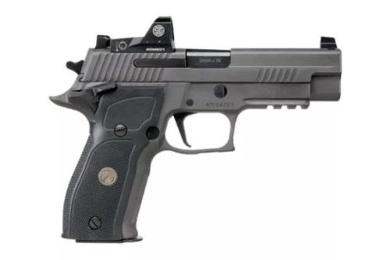 Sig P226 Full Size Legion RX Single 9mm, 4.4″ Barrel, Black G10 Grip, Gray PVD Stainless Steel, 15rd Mag