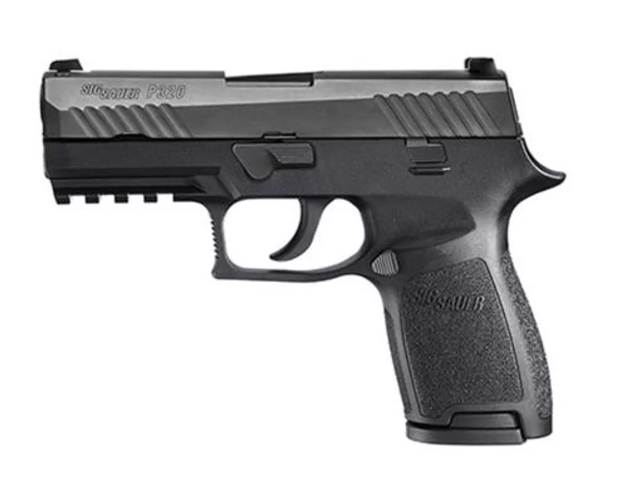 Sig P320 Compact, 45 ACP, 3.9″, 9rd, Black, MA Compliant