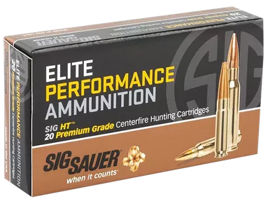 Sig Sauer 270 Winchester Ammo 130 Grain Copper Box of 20