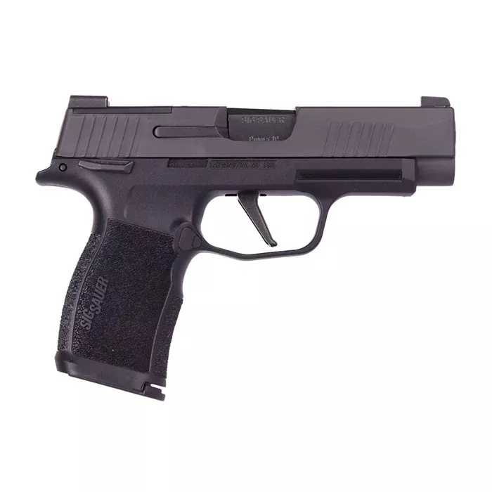 Sig Sauer 365XL9BXR3MS10 P365XL *MA Compliant 9mm Luger 10+1 3.70″ Carbon Steel Barrel, Black Nitron Optic Ready/Serrated SS Slide, Black Nitron Stainless Steel Frame w/Beavertail, Black Polymer Grips