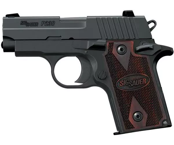 Sig Sauer P238 .380 ACP Pistol, Rosewood Grips, Night Sights