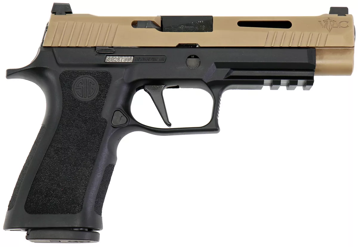 Sig Sauer P320 X-Series V-TAC FDE 9mm Pistol with Three Magazines