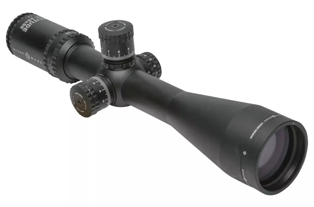 SIGHTMARK SM13042FTR LATITUDE 6.25-25X 56MM OBJ 16.10-4.00 FT @ 100 YDS FOV 34MM TUBE BLACK MATTE F