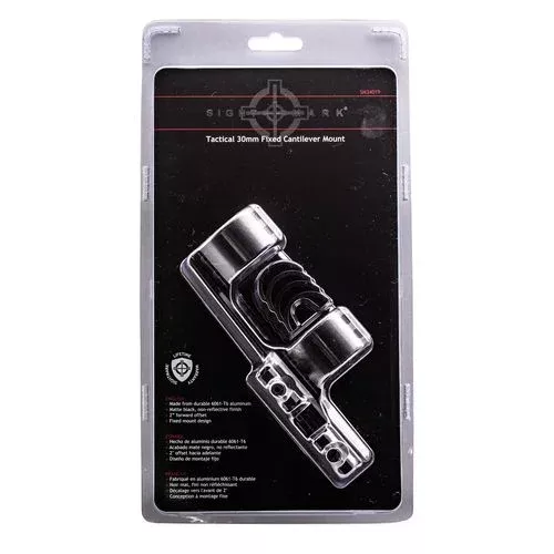 Sightmark SM34019 Tactical Cantilever Mount Fixed 1-Pc Base & 30mm Ring Combo Black Matte Finish