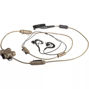 Silynx Communications CLARUS XPR Tactical Headset System - CXPRRQH-D-002 Smart Comms Headset with APX Adapter Cable