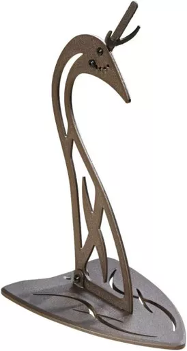 Skull Hooker Table Hooker Trophy Mount Display Deer Antlers - Brown USED