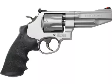 Smith & Wesson 178014 Model 627 Performance Center Pro 357 Mag 8rd Shot 4" Matte Stainless Barrel, Cylinder & Frame Black Finger Grooved Polymer Grip