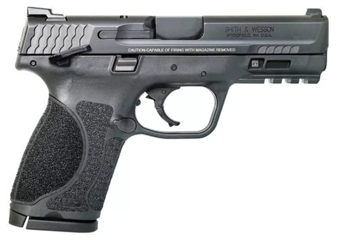 Smith & Wesson M&P M2.0 Compact, 9mm, 4″ Barrel, 10rd, Black
