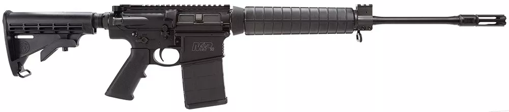 Smith & Wesson M&P10 MID-LENGTH 20+1 7.62 NATO/.308 WIN 18″