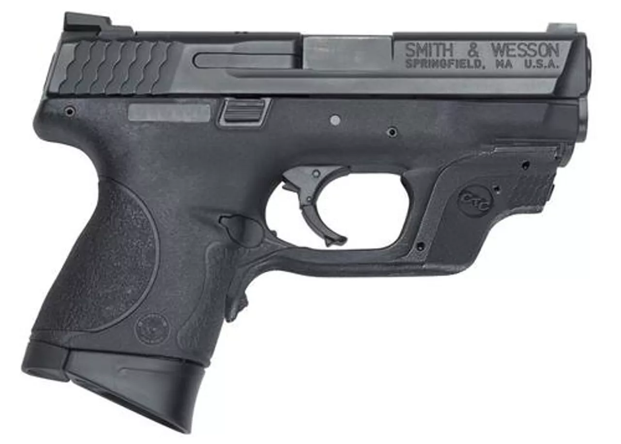 Smith & Wesson M&P40C, .40 S&W, 3.5″, 10rd, Crimson Trace Laserguard