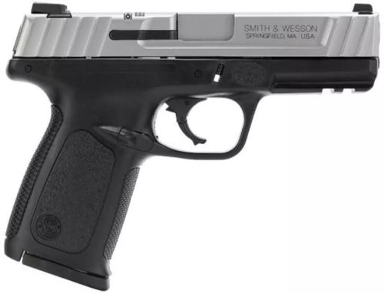 Smith & Wesson SD VE *MA Compliant* 40S&W 4″ Barrel, Black Poly Frame/SS Slide, 10rd