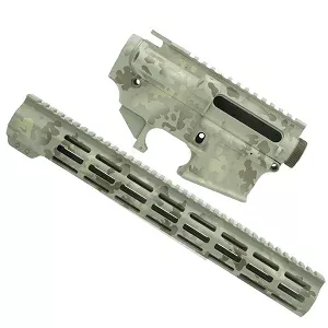 Soft Sand Camo | Builder Set w/ 15″ BLACKBEAR M-LOK Handguard | CERAKOTE AR-15
