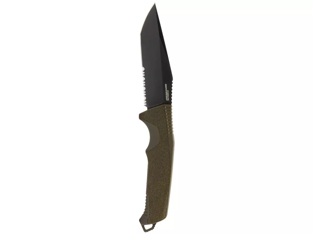 SOG Trident FX, Partially Serrated, Olive