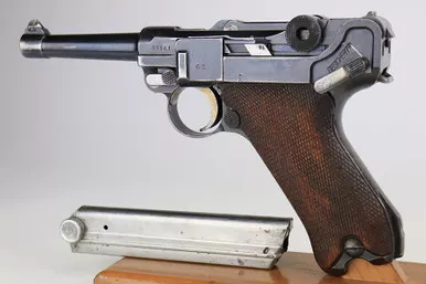 SOLD - 1921 DWM Luger - Police Rework