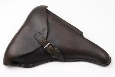 SOLD - 1939 Luger Holster - Replaced Belt Loop
