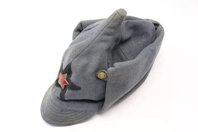SOLD - 1940 Soviet Budenovka Wool Cap