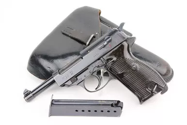 SOLD - 1942 Nazi Walther P.38 Rig - Matching Magazine