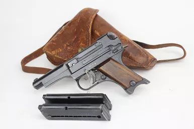 SOLD - 1944 Nambu Type 94 Rig - Two Matching Magazines