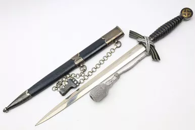 SOLD - 1st Model Luftwaffe Dagger with Portepee & Chain