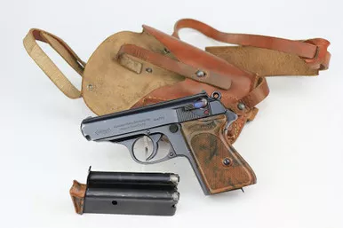 SOLD - .22 Caliber Walther PPK Rig - Shoulder Holster