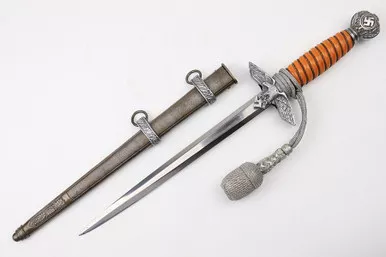 SOLD - 2nd Model Luftwaffe Dagger with Portepee (071822-9)