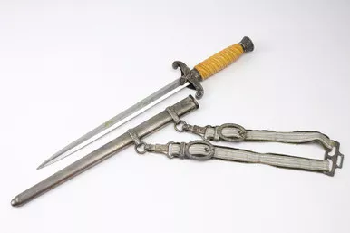 SOLD - Army Dagger with Hanger - Tiger