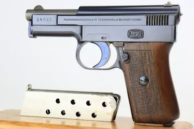 SOLD - Beautiful "Side Latch" Mauser M1910 - Retailer Marked