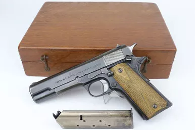 SOLD - Cased Kongsberg Model 1914 - 1947 Mfg