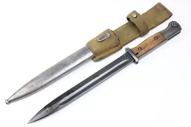 SOLD - DAK K98 Bayonet - Matching Scabbard