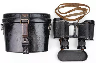SOLD - DZL Dienstglas 6x30 Binoculars - Eastern Front