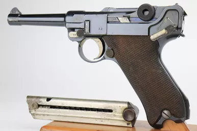 SOLD - Excellent 1918 DWM Luger (5012b - 21466)