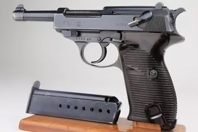 SOLD - Excellent AC 42 Walther P.38 - Matching Magazine