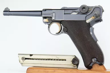 SOLD - Excellent DWM Model 1906 "American Eagle" Luger (44298 - 23513)