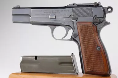 SOLD - Excellent Nazi FN Browning Hi Power - Tangent Sight