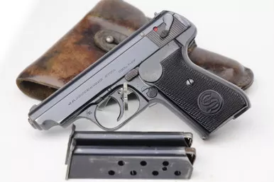 SOLD - Excellent Police E/C Sauer 38h Rig - Matching Magazine