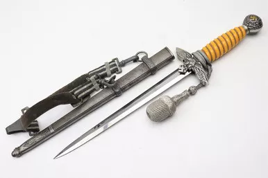 SOLD - Luftwaffe Dagger with Portepee & Hanger (040722-13)