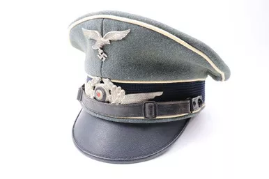 SOLD - Luftwaffe Officer Visor Cap