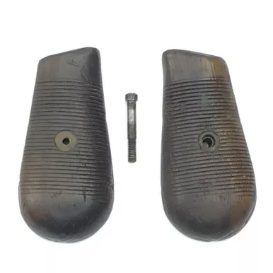 SOLD - Mauser C96 Broomhandle Grips - Matching Pair