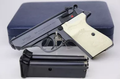 SOLD - Mint Walther PPK/S - Presentation Case & Grips