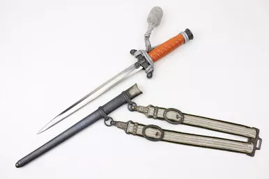 SOLD - Minty Army Dagger - Monogramed Pommel